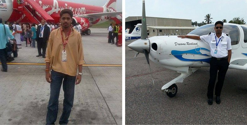 The inspirational story of Kugan who joined Air Asia as an office boy and has become a first officer August last year