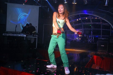 Namiko Nana performing a hip hop dance