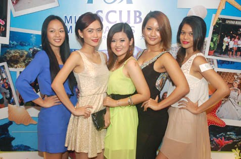 Miss Scuba Malaysia 2013 participants