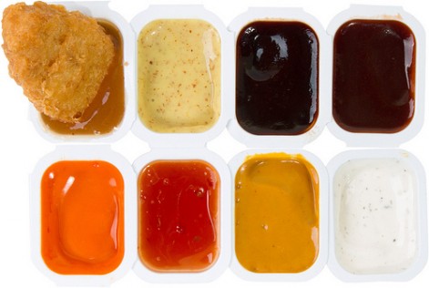 Different type of sauces from Mc Donald's that may contain 'LM 10'