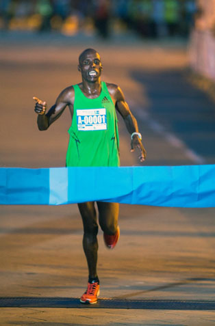 KL Marathon 2013 Men Champion Kennedy Kiproo Lilan from Kenya