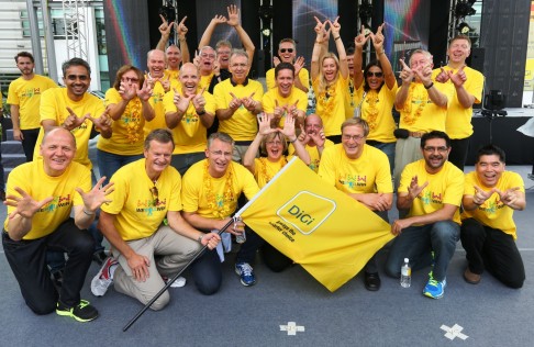Second row from left AlbernMurty, DiGi’s Chief Marketing Officer, and second row, 3rd from left Henrik Clausen, Chief Executive Officer of DiGi and Telenor’s Board of Directors 