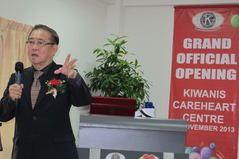 Mr Koh Guan Hoe spoke at the official opening
