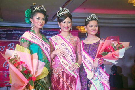 Miss Borneo Kebaya 2013 winners