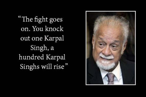After the High Court ruled that Karpal was guilty of sedition