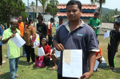 Jeffri Hassan pengerusi Jawatankuasa Bertindak Pembangunan Tanah Dan Wilayah Adat, Pos Lanai