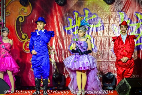 A Broadway style performance at the Hungry Ghost Festival