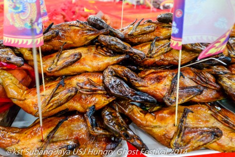 Roast ducks offerings for the Hungry Ghosts