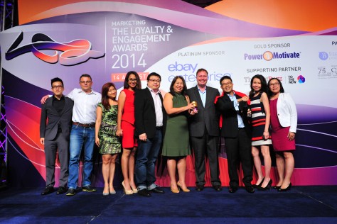 The BIG team at Marketing Loyalty & Engagement Awards 2014 (Gold)