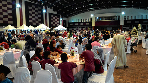 Buka Puasa feast at UPM Banquet Hall