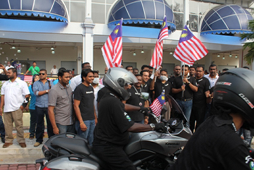 The event was was flagged off by MIC president Datuk Seri S. Subramaniam