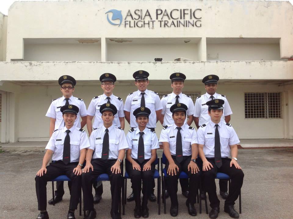 in 2013 and was accepted into Asia Pacific Flight Training (APFT) and completed his course to become a co-pilot 