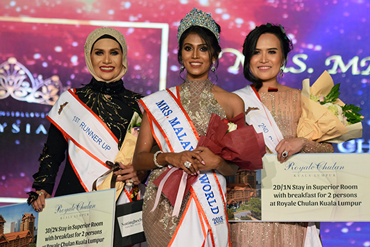 Kokilam Kathirvailu is crowned Mrs Malaysia World 2022 