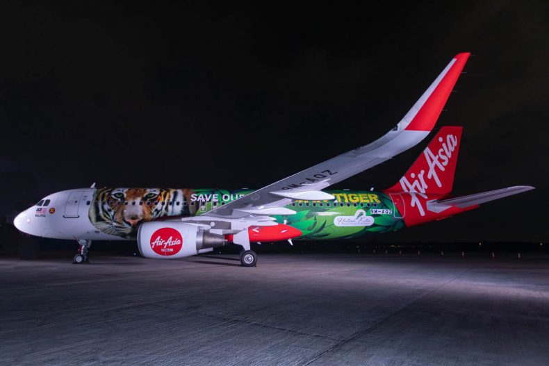 AirAsia unveils special ‘Save our Malayan Tiger’ livery - Citizens Journal