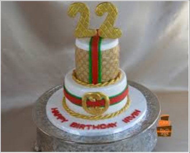 LouisVuitton & Gucci Cake  Gucci cake, Beautiful birthday cakes