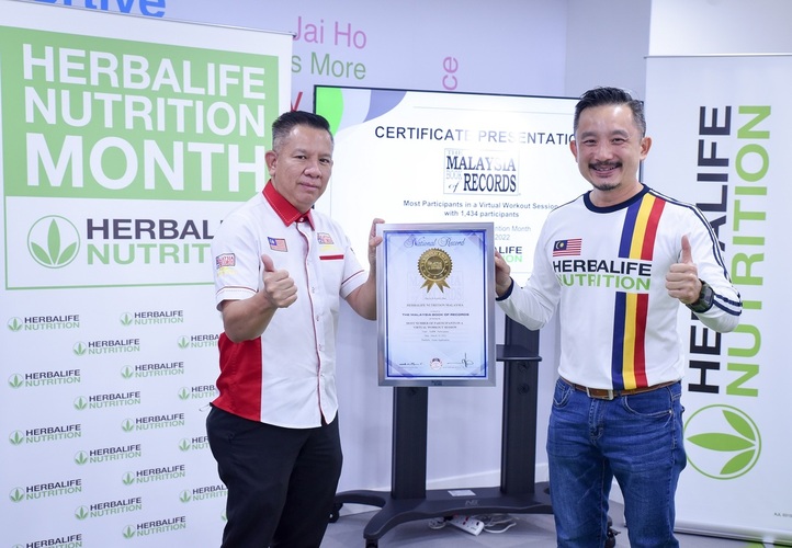 Herbalife Nutrition marks its second entry in Malaysia Book of Records – Citizens Journal Malaysia
