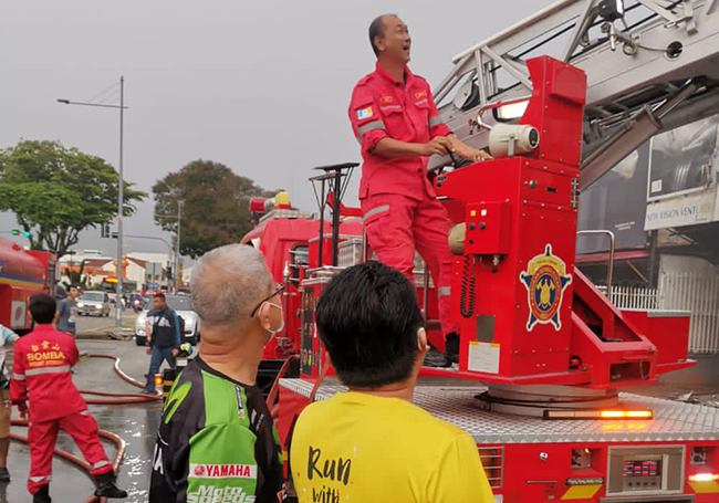 Fire at Jalan Ayer Itam, Penang