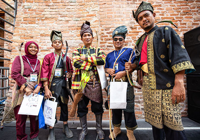 Malaysian traditional archery team