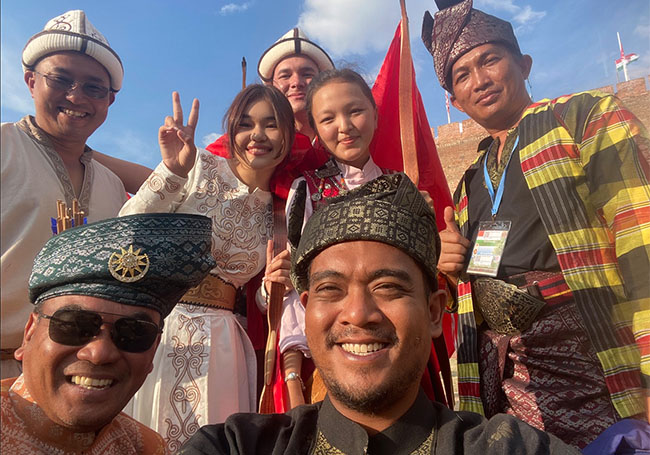 Malaysian traditional archery team