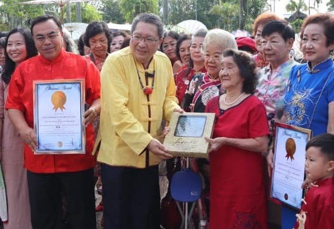 The Most Number of Participants Wearing Cheongsam at an Event