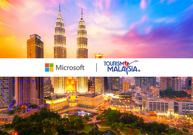 Tourism Malaysia teamed up with Microsoft