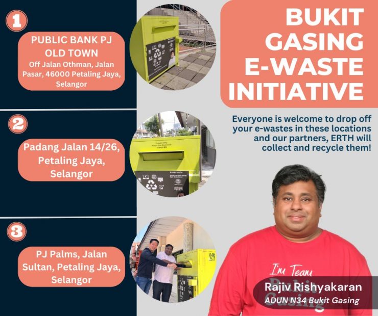Bukit Gasing assemblyman sets up ewaste collection bins Citizens Journal