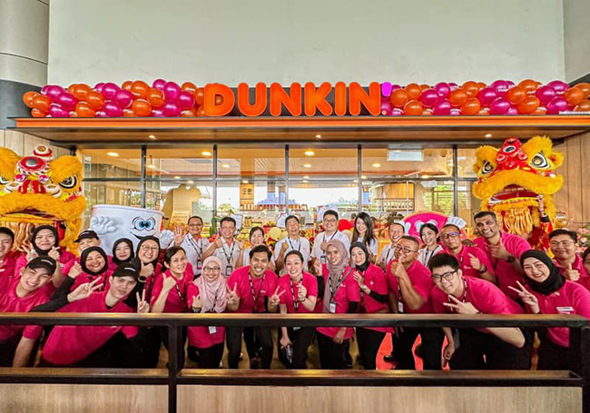 Dunkin' hits its 100th in Kota Kinabalu 