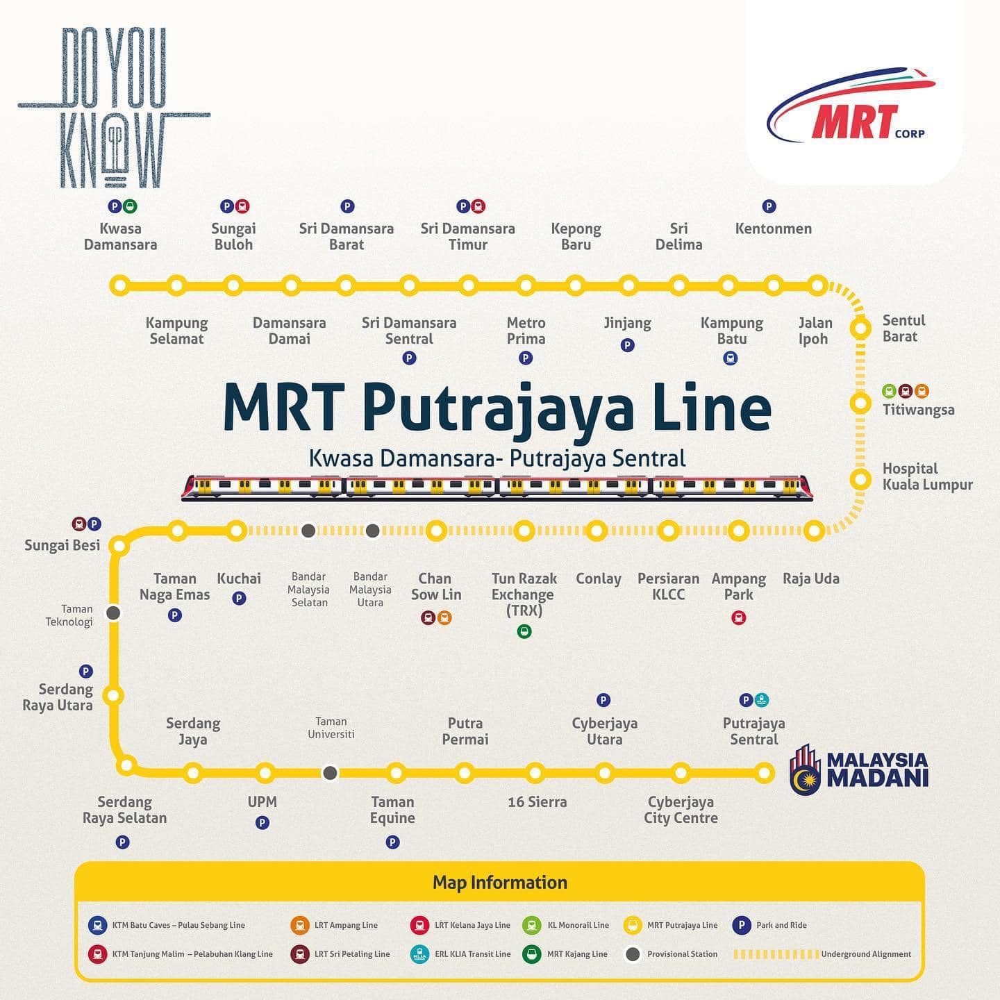 MRT Putrajaya Line launches with free rides and 36 stations