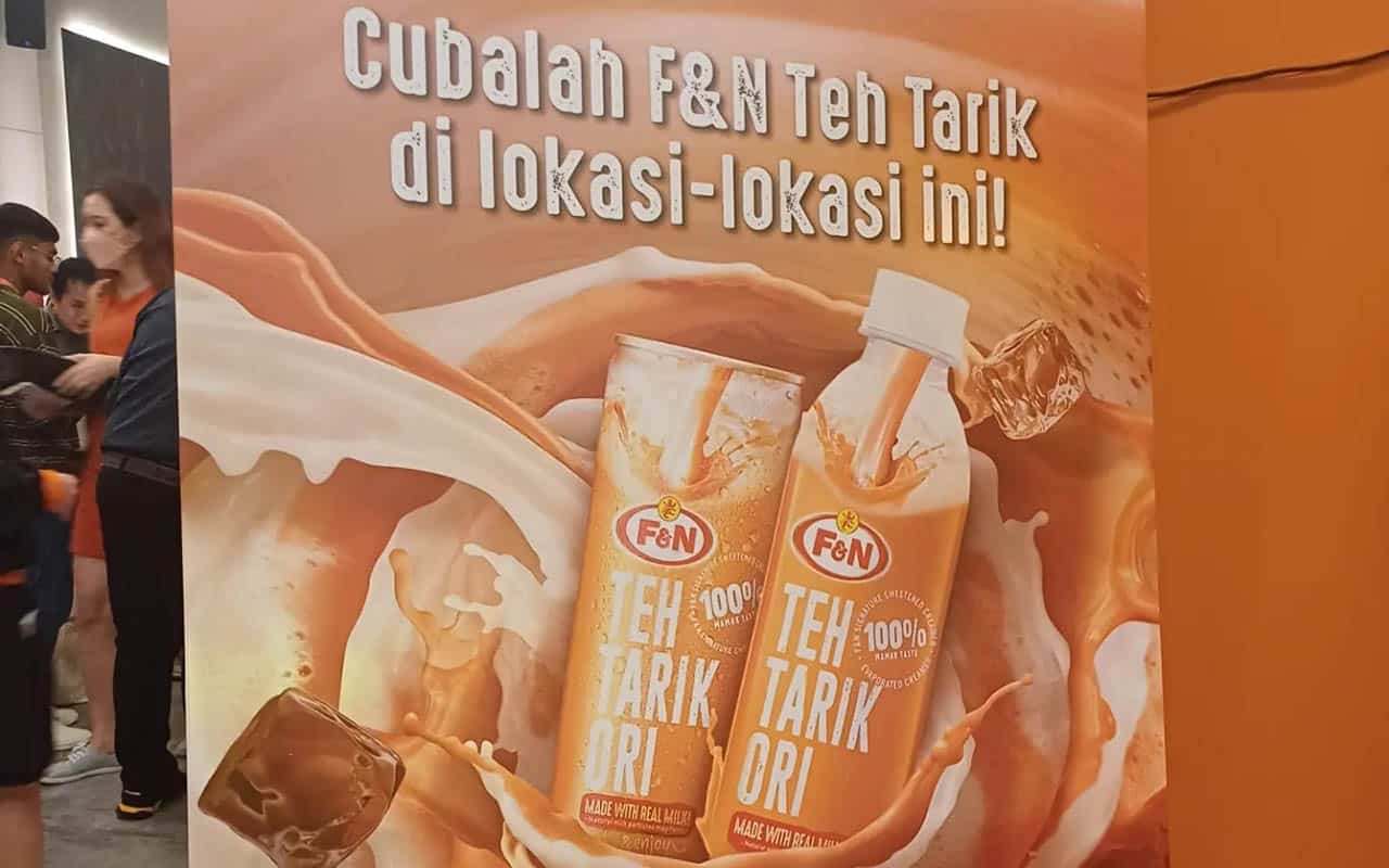 F&N launches Teh Tarik "Biar Ori, Baru Sempoi"