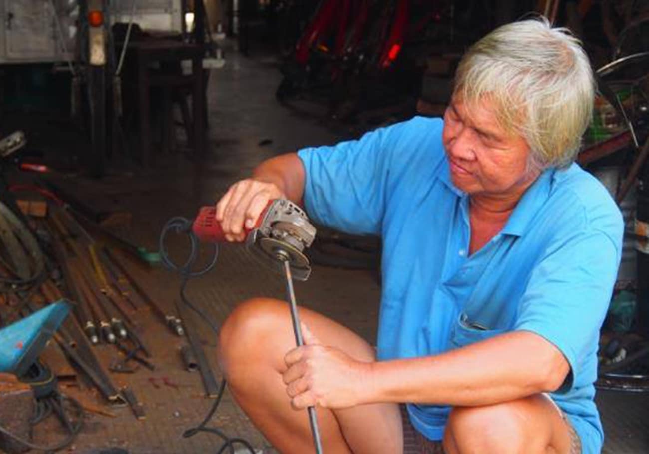 The last trishaw maker in Penang prepares for retirement