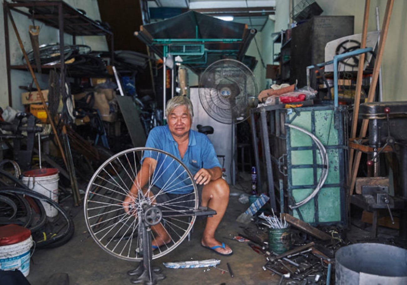 The last trishaw maker in Penang prepares for retirement