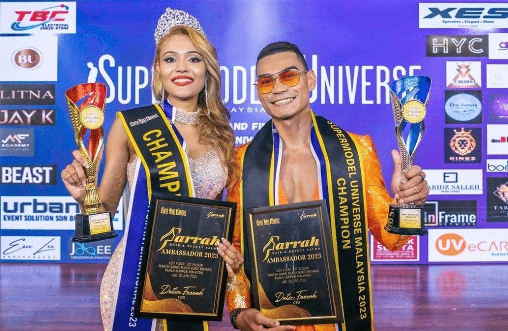 Venna and Afiq triumph in Super Model Universe