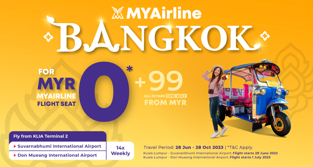 MYAirline: First international destination - Bangkok
