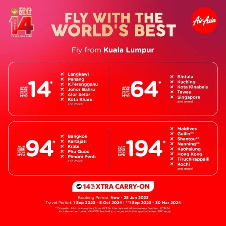 AirAsia Celebrates 14th Win As World’s Best Low-Cost Airline - Citizens ...