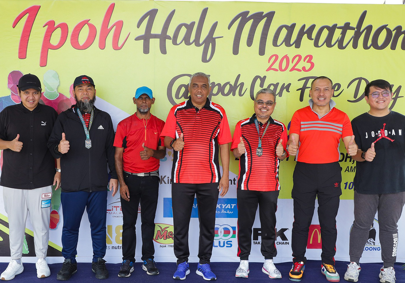 Ipoh Car Free Day event enriched by the Ipoh Half Marathon