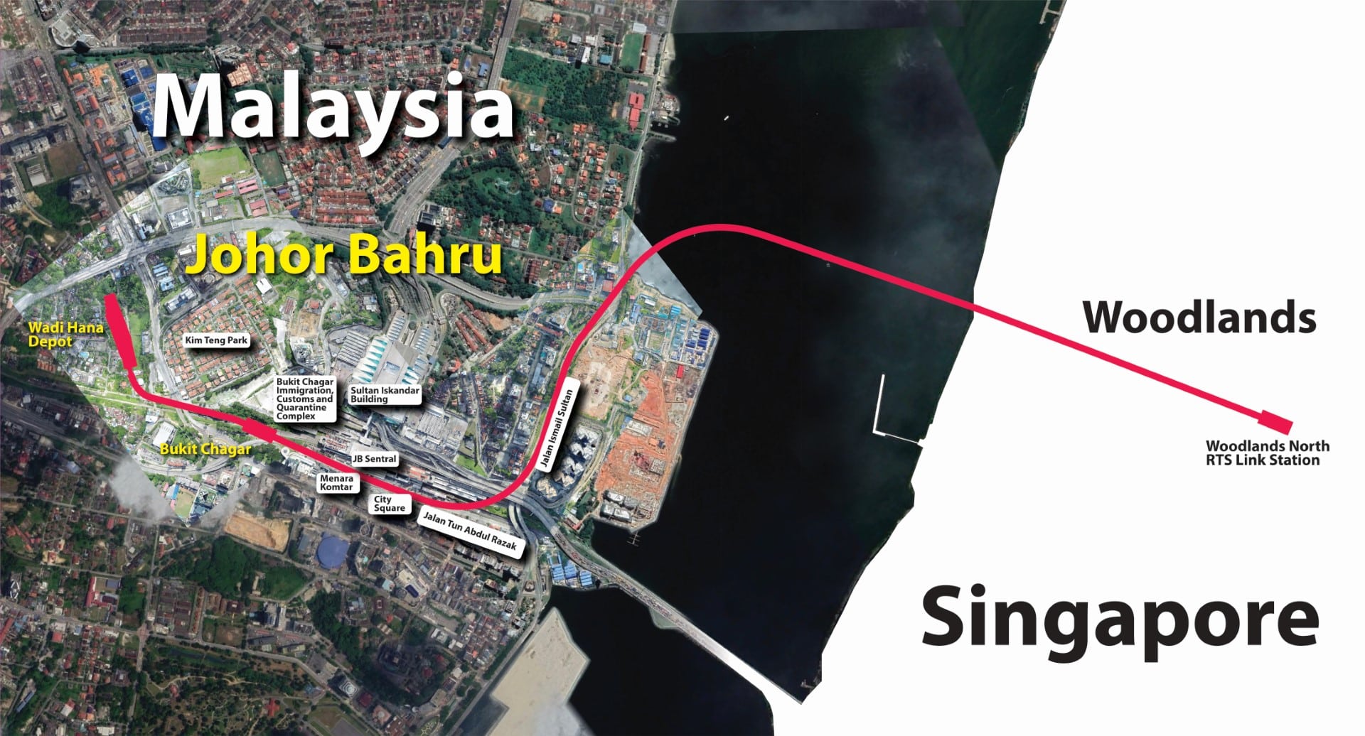 Johor Bahru-Singapore RTS Link project is on schedule