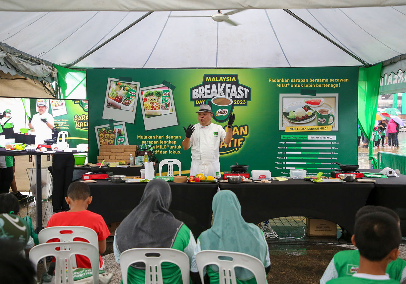 MILO Malaysia Breakfast Day 2023 takes Kuching by storm