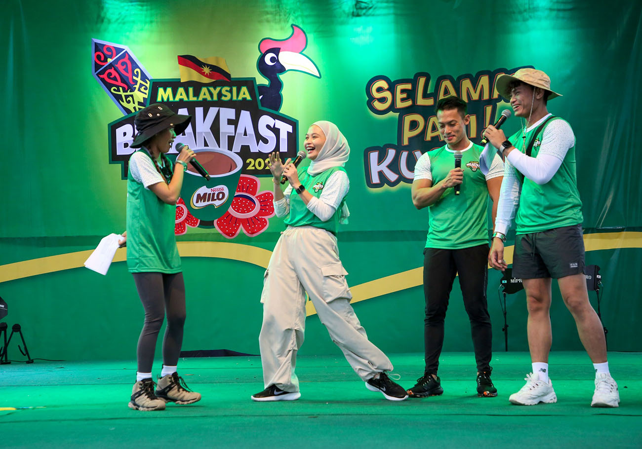 MILO Malaysia Breakfast Day 2023 takes Kuching by storm