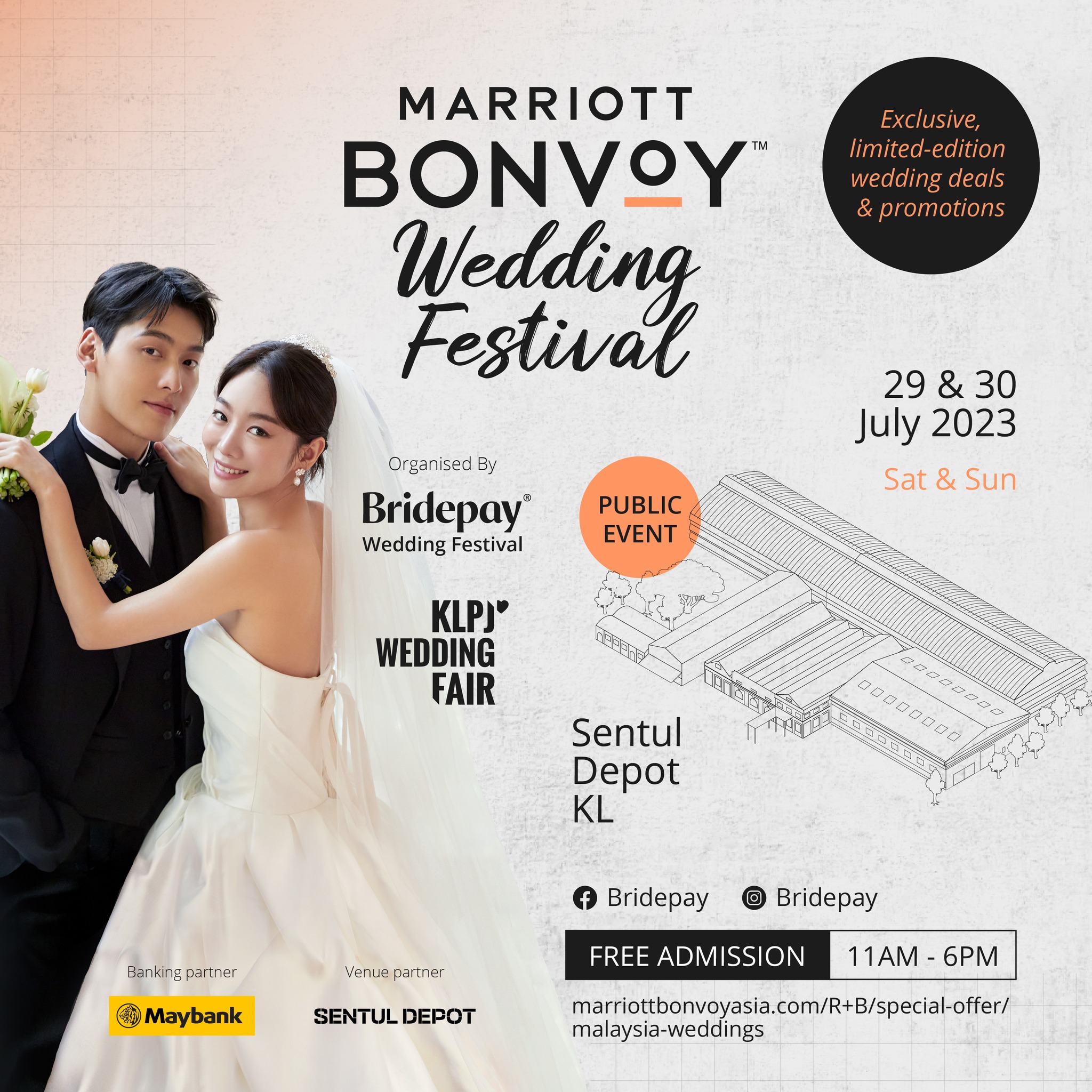 Marriott Bonvoy Wedding Festival showcase at Sentul Depot