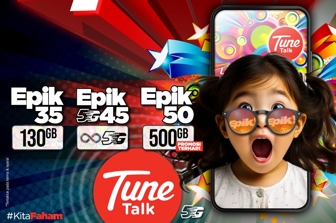 Tune Talk launches groundbreaking prepaid Pek Epik!
