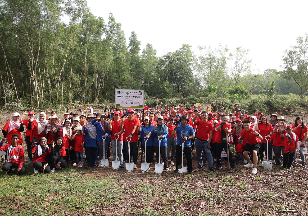 Canon completes 'One Canon One Tree' campaign