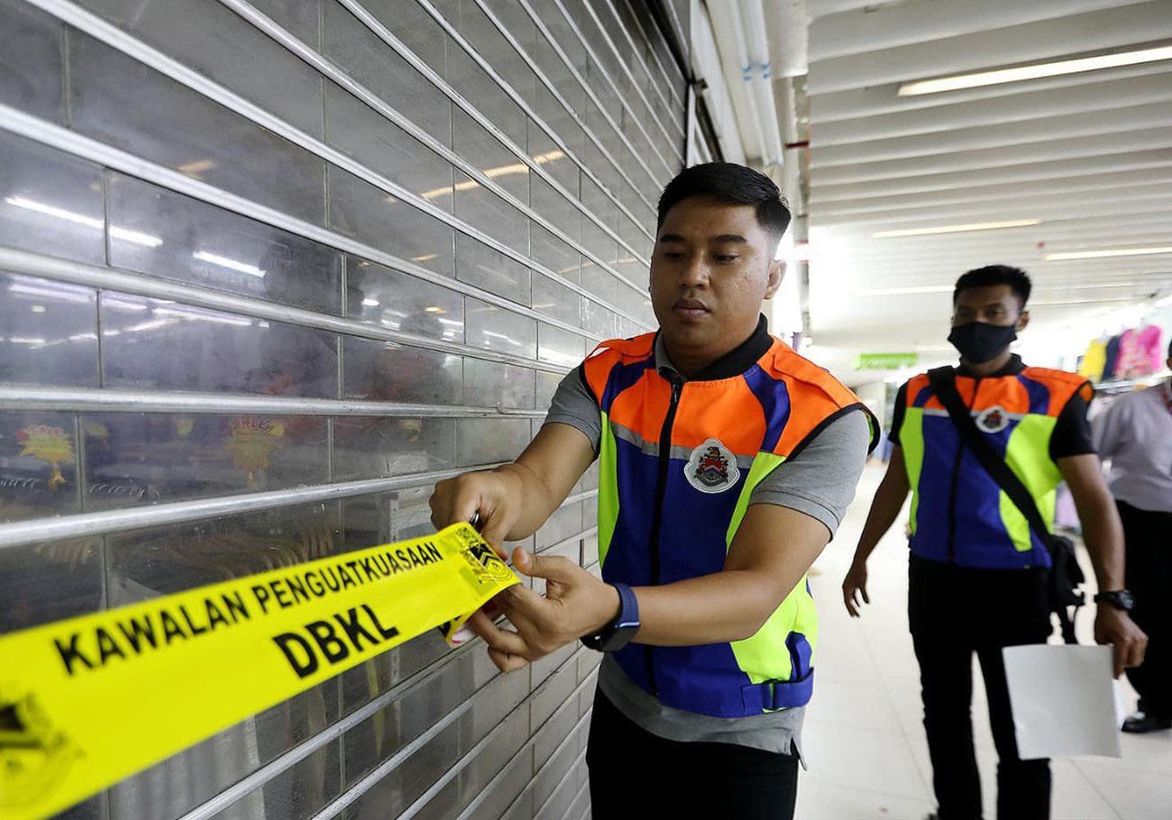 DBKL seals 44 premises operated by foreigners in Jalan Kenanga