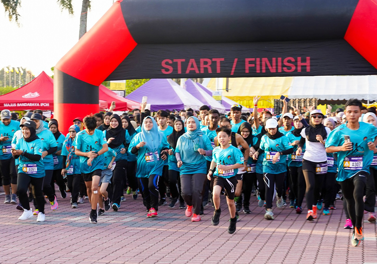 Ipoh residents gather for Low Carbon Day & Geopark 5Run