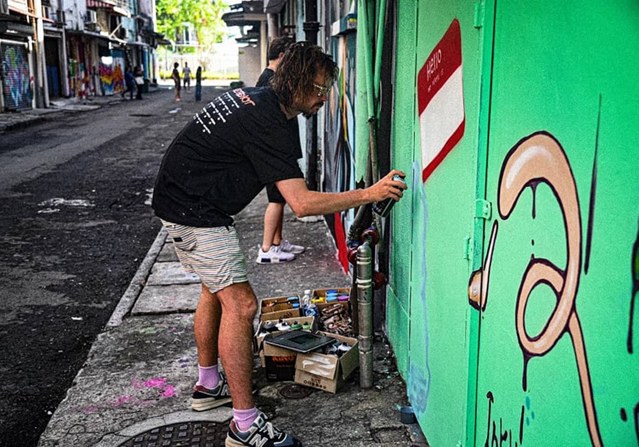 Vibrant murals transform Kampung Air into a work of art