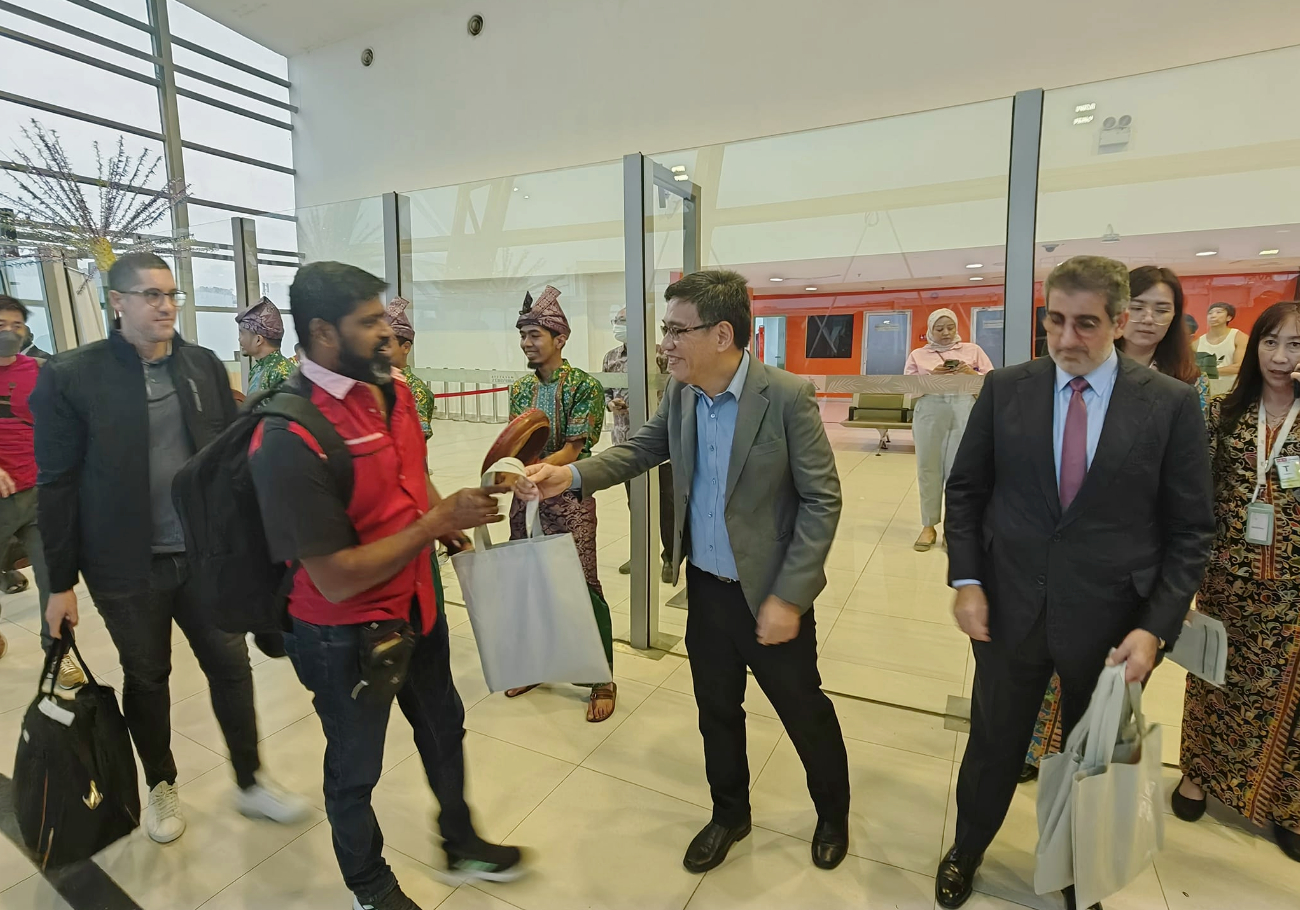 Qatar Airways touched down at Penang International Airport