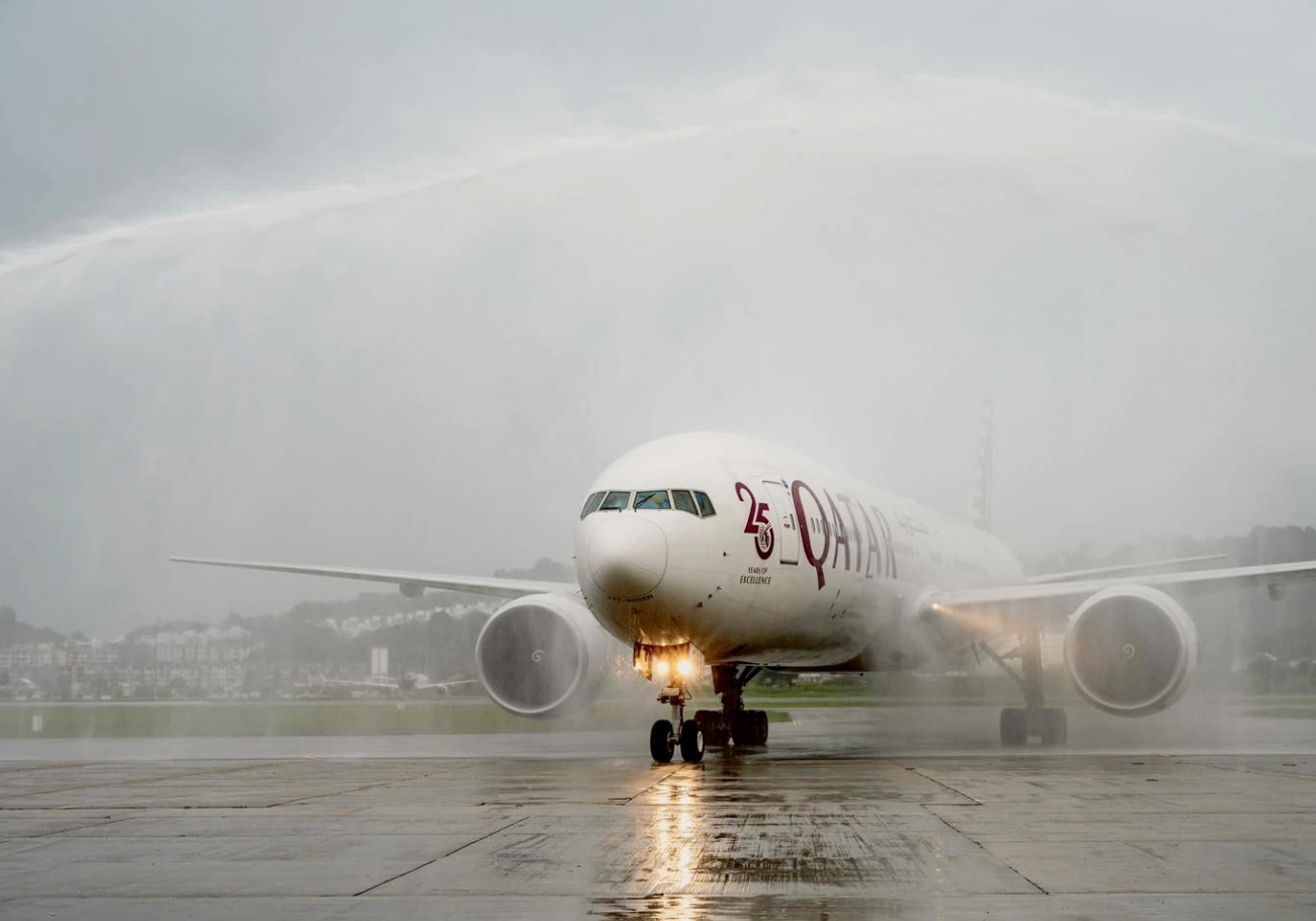 Qatar Airways touched down at Penang International Airport