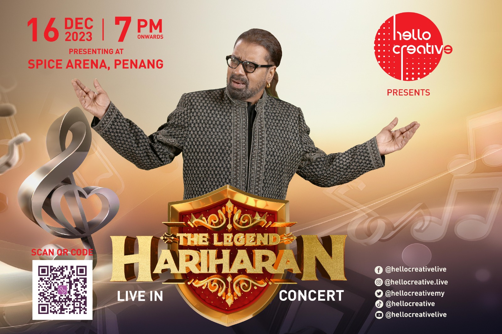 Hariharan set to mesmerise Penang in first-ever live concert