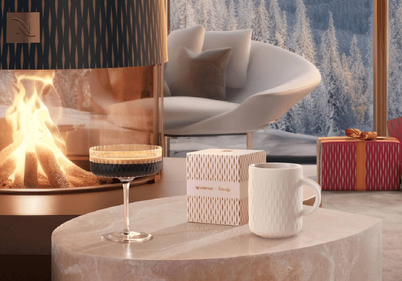 Nespresso unveils Alpine-inspired festive collection