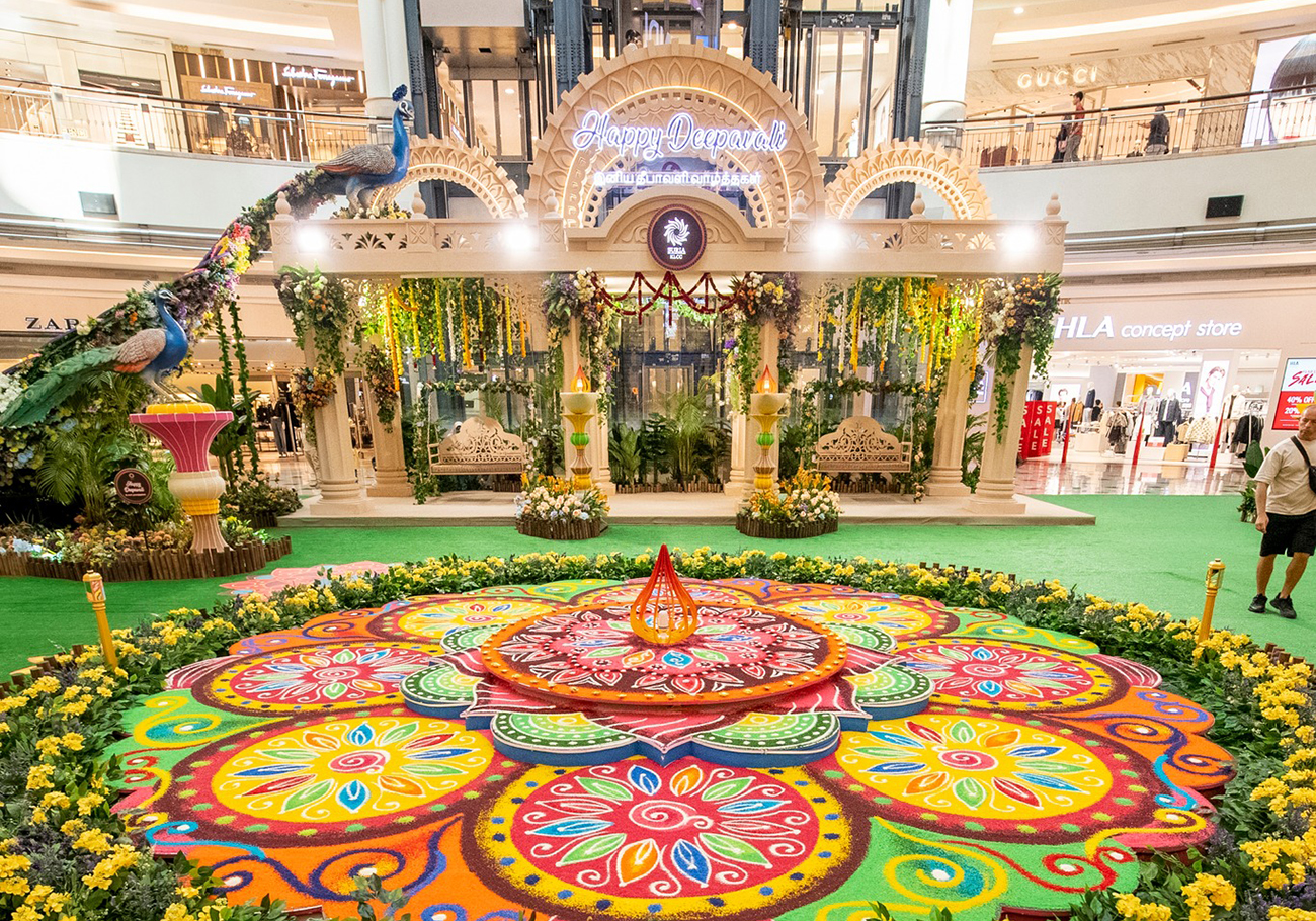 Suria KLCC unveils 'Enchanted Garden of Lights' for Deepavali