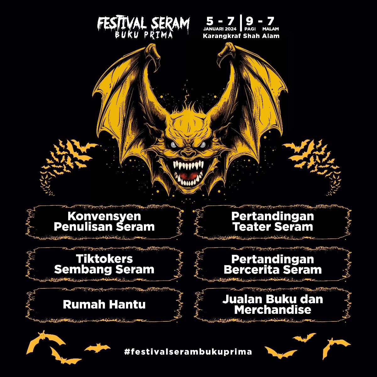 Feast for horror enthusiasts at Festival Seram Buku Prima 2024